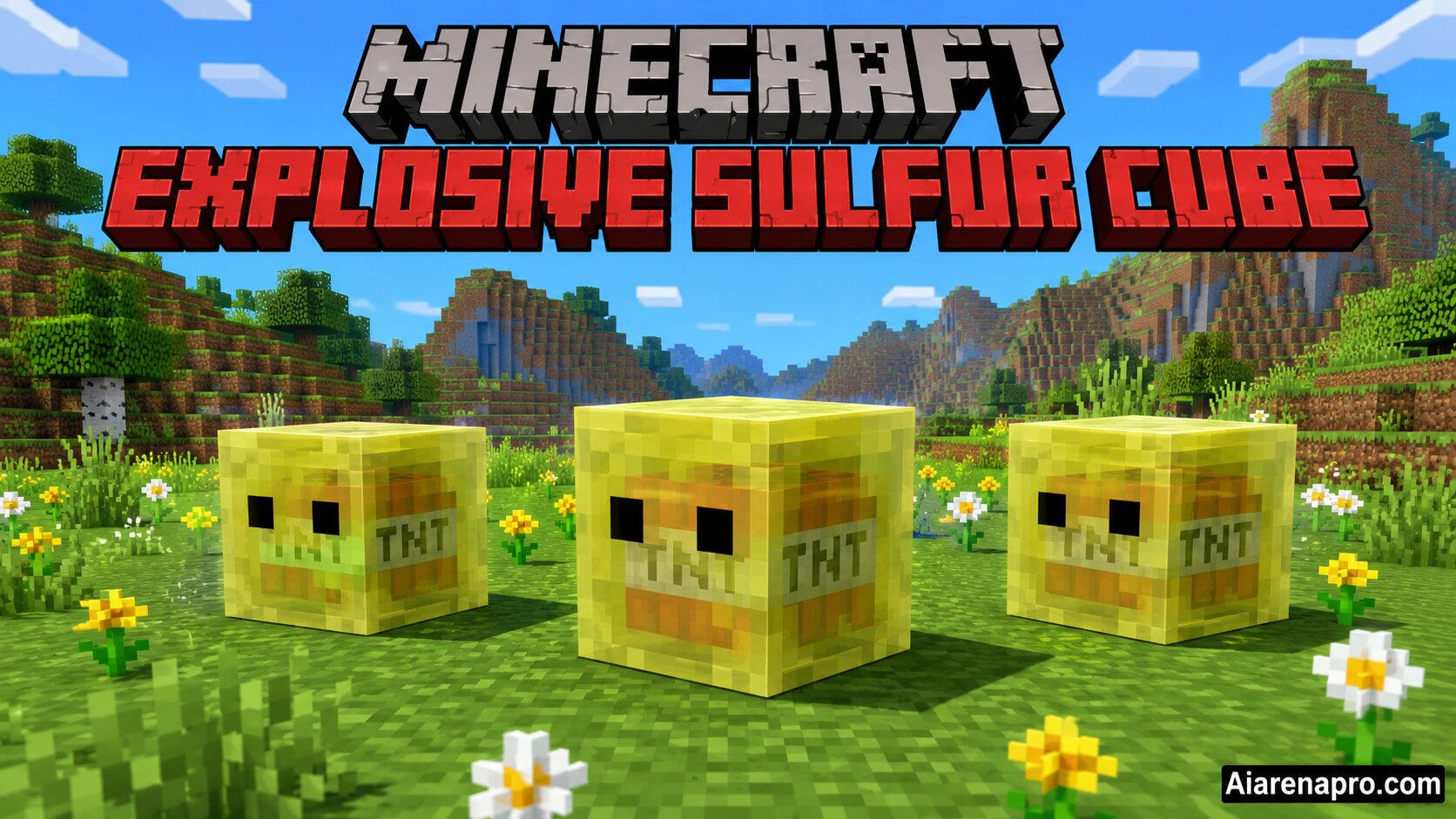 Minecraft Explosive Sulfur Cube