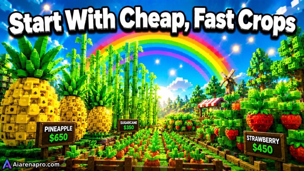 Start With Cheap, Fast Crops