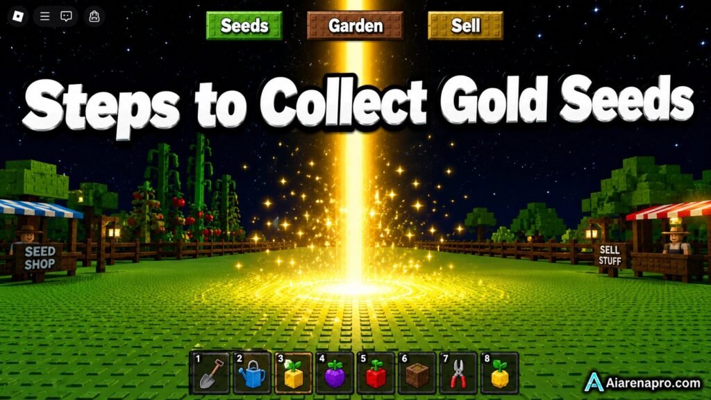 Steps to Collect Gold Seeds