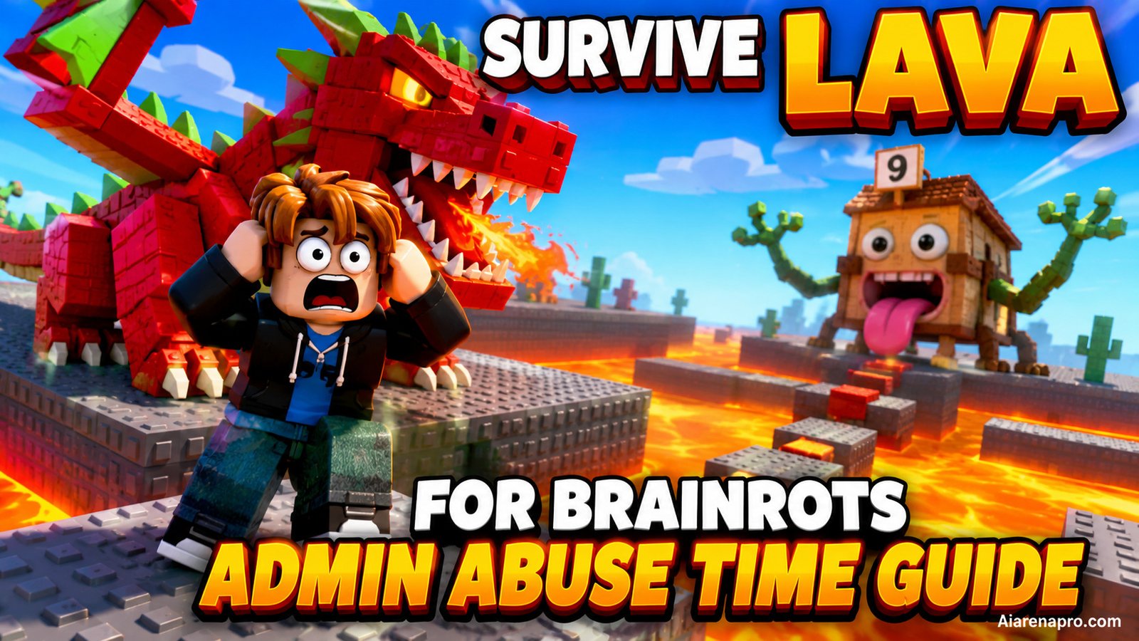 Survive LAVA for Brainrots Admin Abuse Time Guide