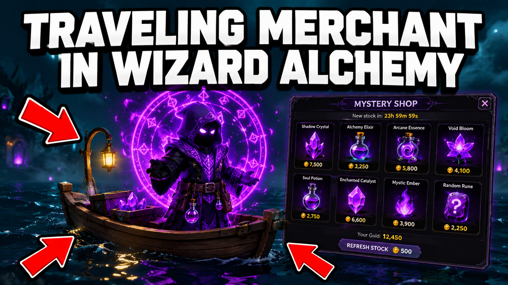 Traveling Merchant in Wizard Alchemy
