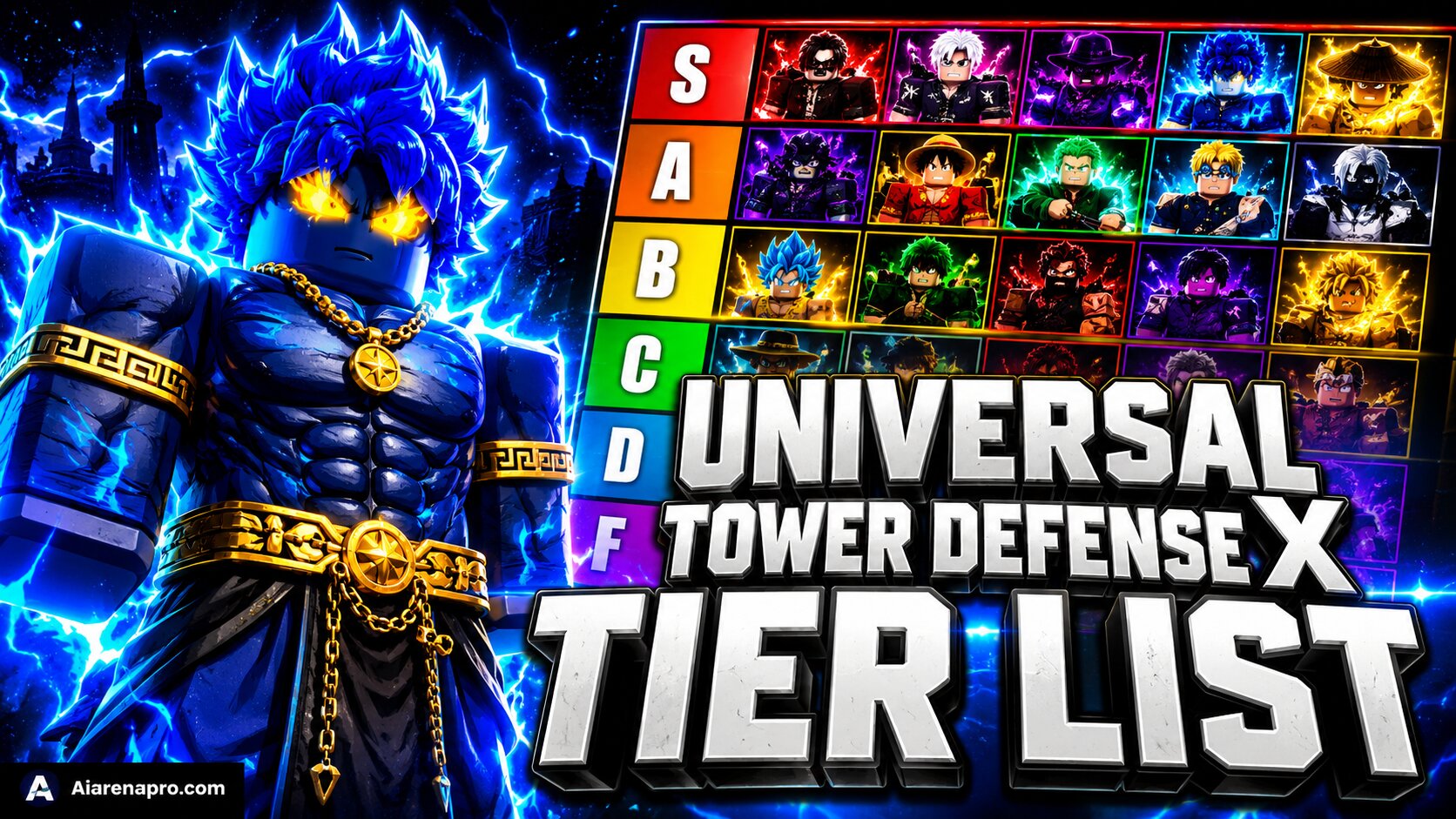 Universal Tower Defense X Tier List