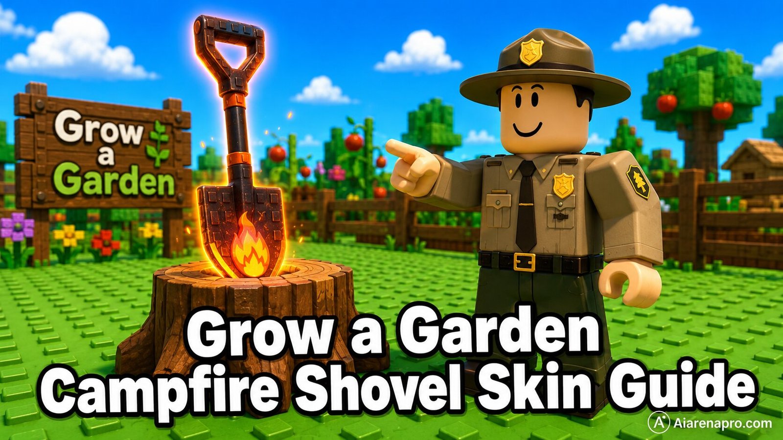 Grow a Garden Campfire Shovel Skin Guide