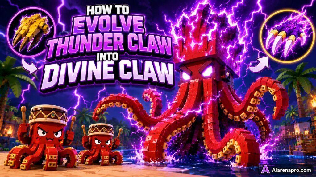 How to Evolve Thunder Claw into Divine Claw