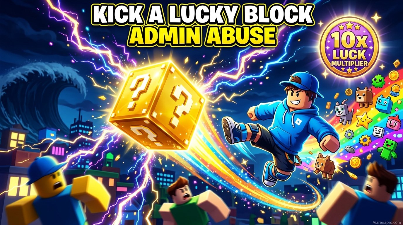 Kick a Lucky Block Admin Abuse