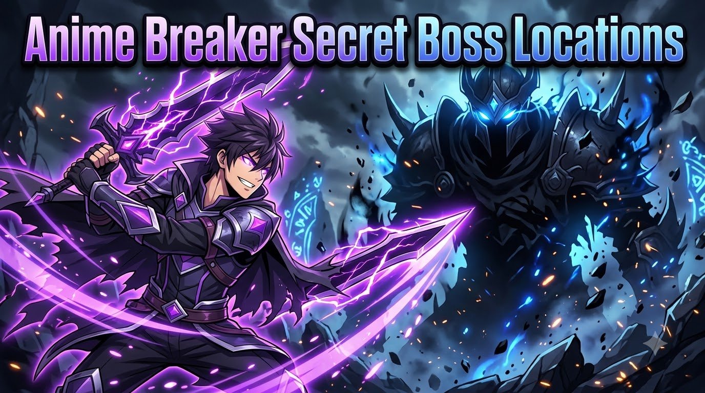 All 6 Anime Breaker Secret Boss Locations & Drops