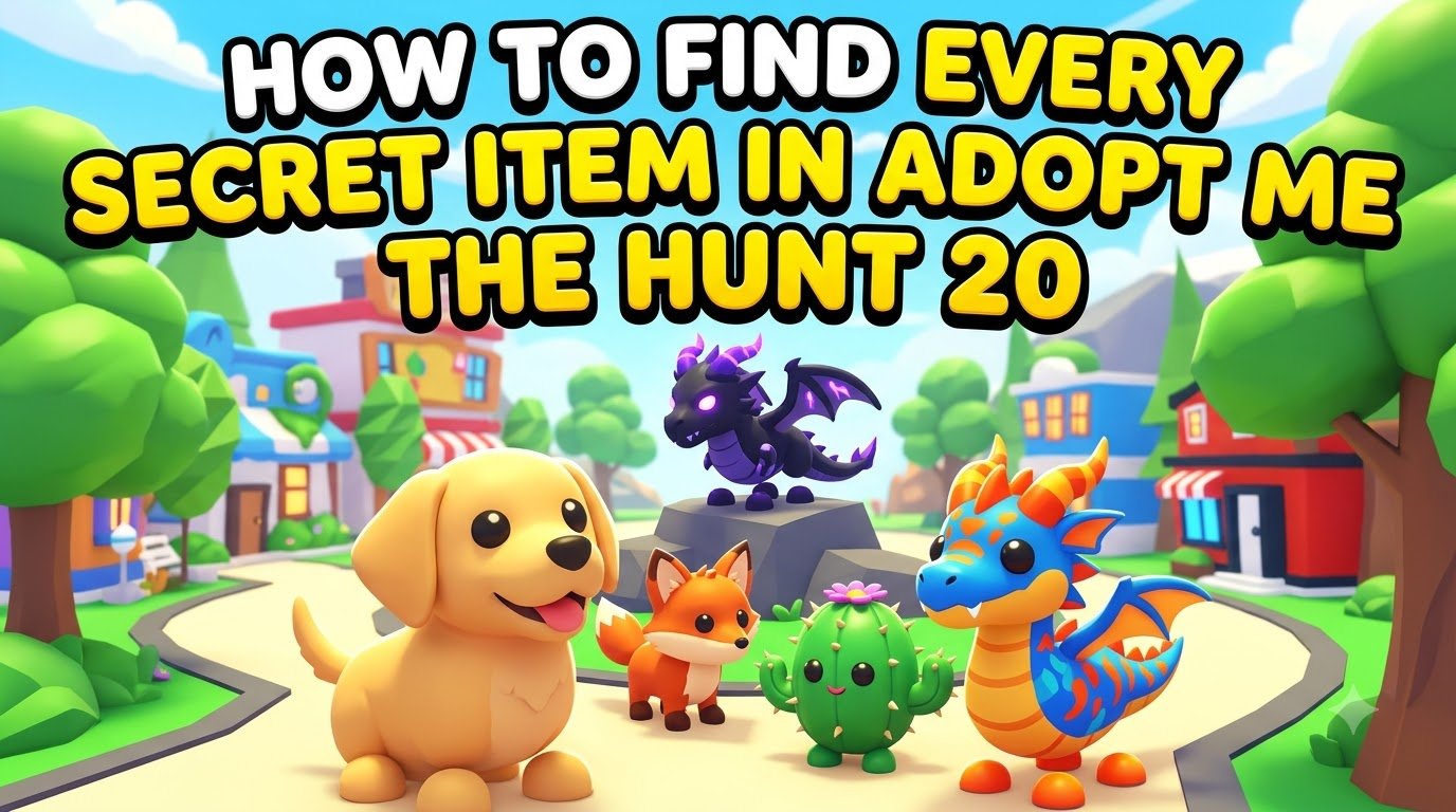 How to Find Every Secret Item in Adopt Me The Hunt 20