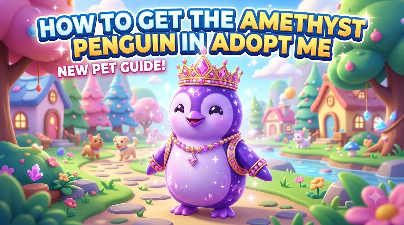 How to Get the Amethyst Penguin in Adopt Me