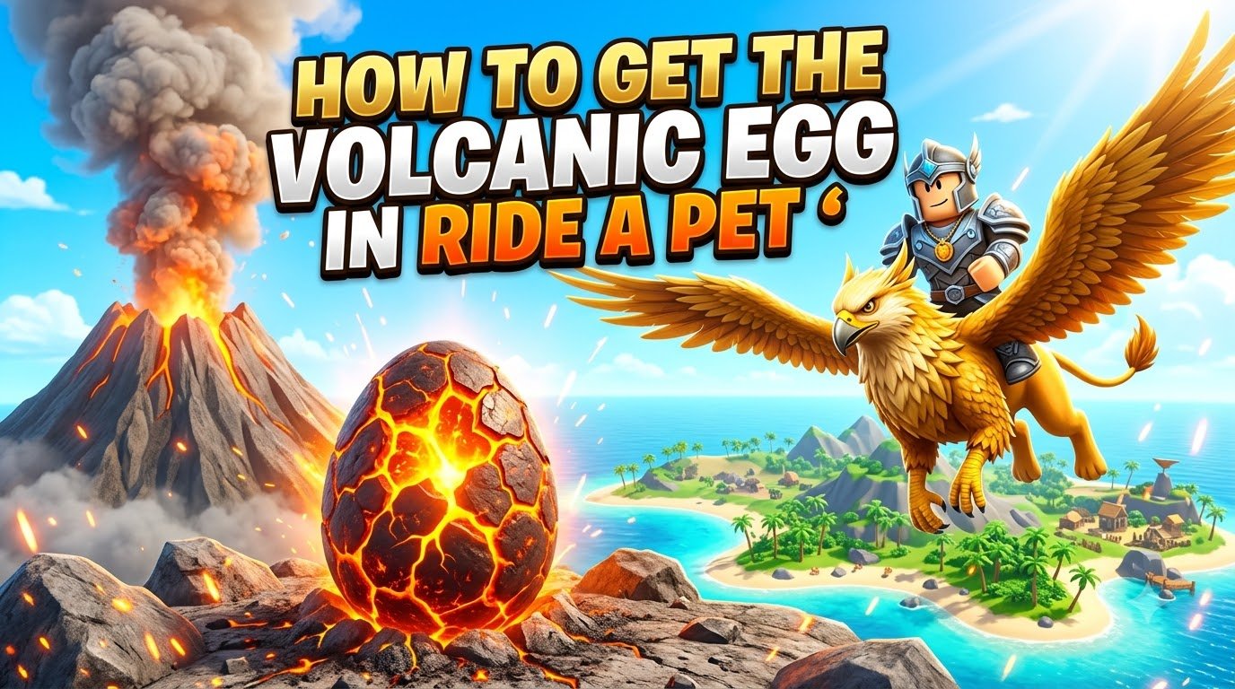 How to Get the Volcanic Egg in Ride a Pet