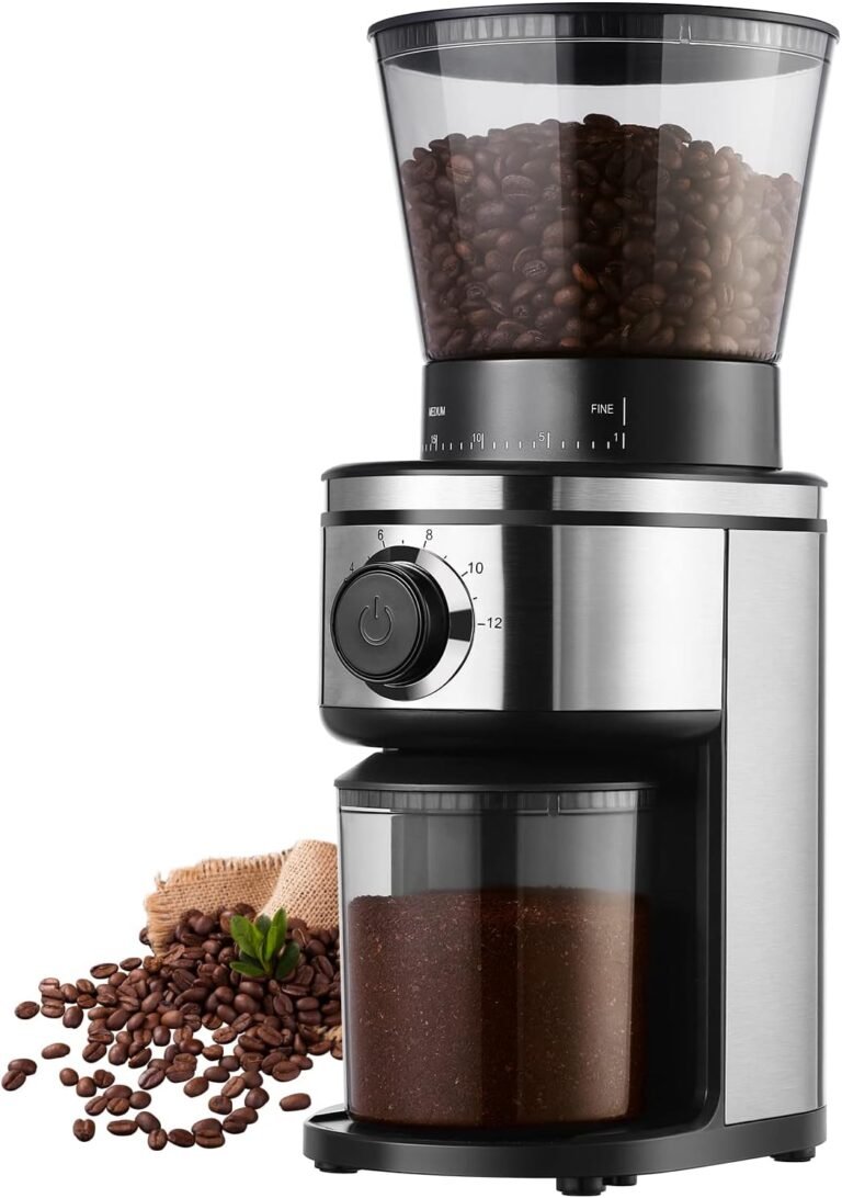 Ollygrin Burr Grinder BG702S - Best for Low Mess