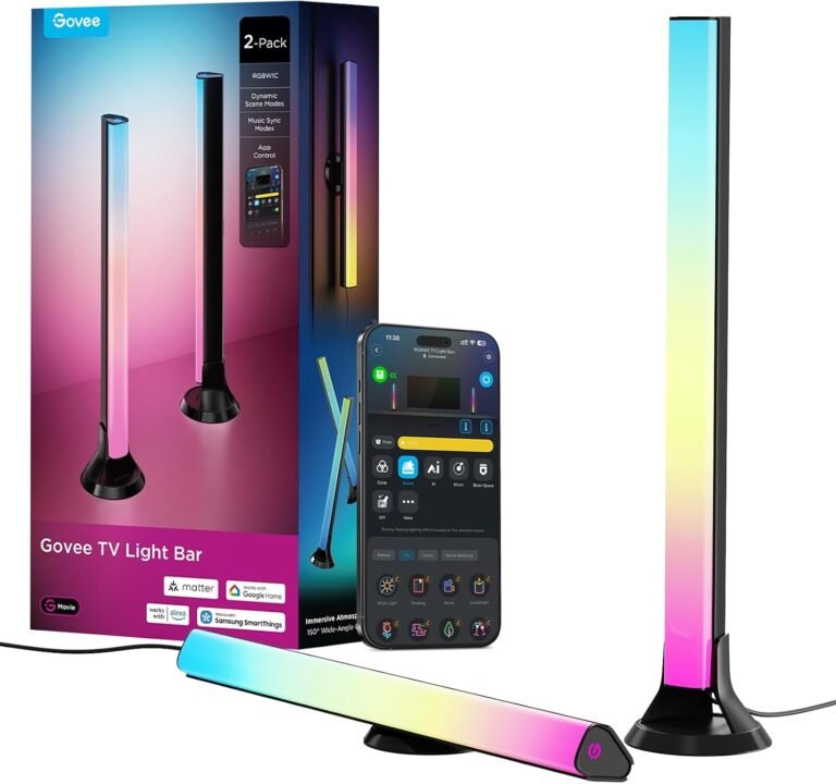 Govee Smart RGBWIC Light Bars 15-Inch - Best TV Backlight for Big Battlestations