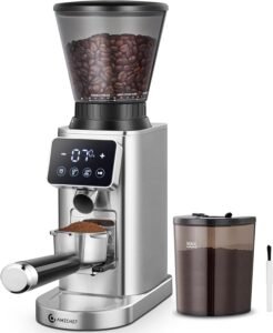AMZCHEF Burr Grinder CG209-SV - Best for Espresso Range