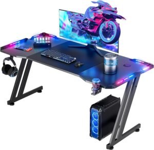 HLDIRECT 47 Inch Gaming Desk