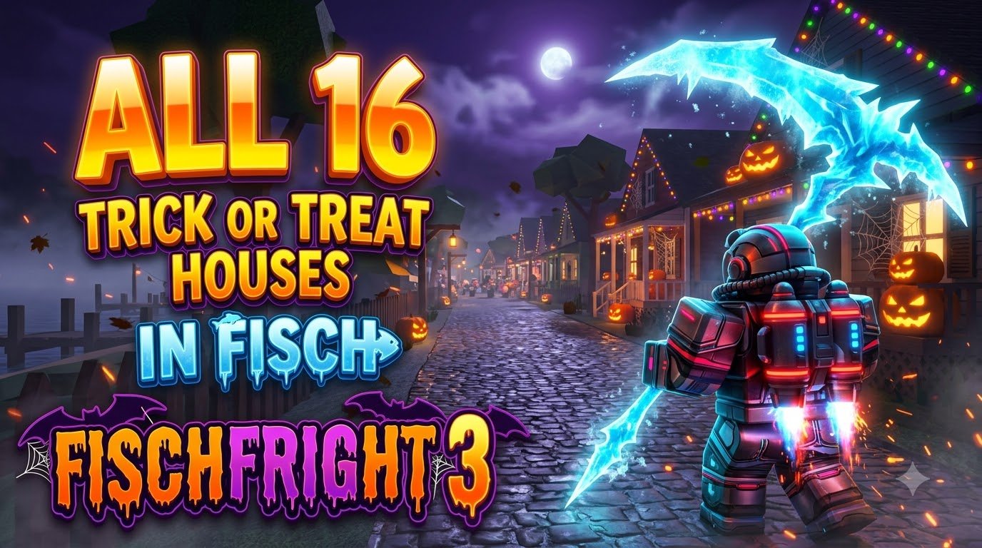 All 16 Trick or Treat House Locations in Fisch