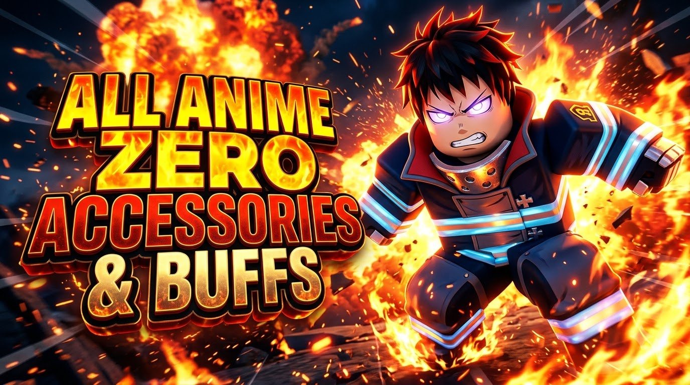 All Anime Zero Accessories and Buffs