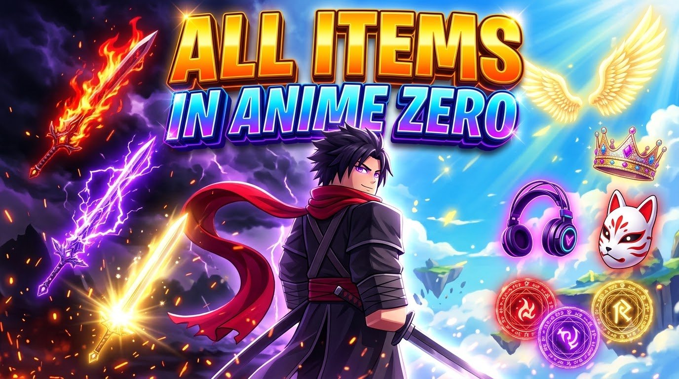 All Items in Anime Zero