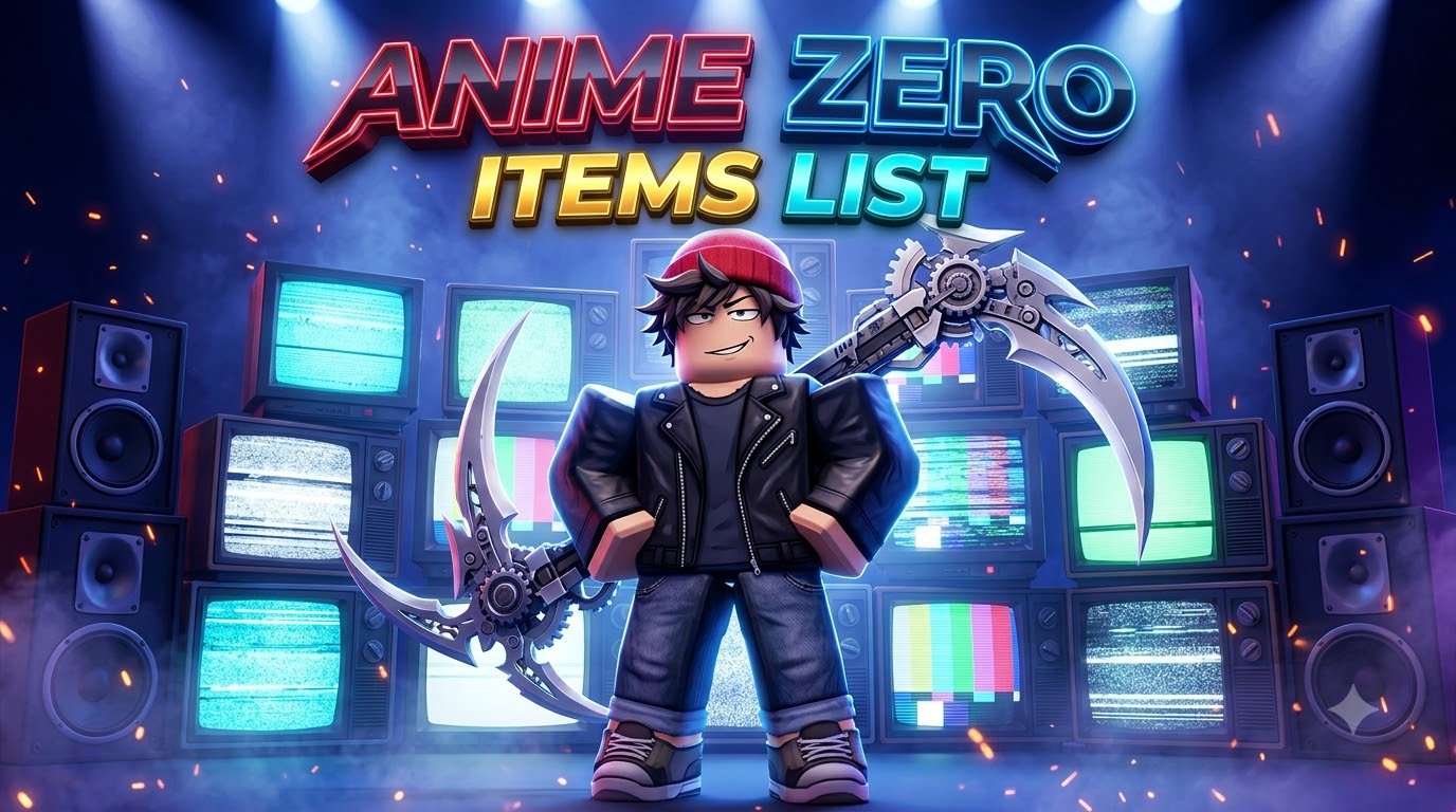 Anime Zero Items List