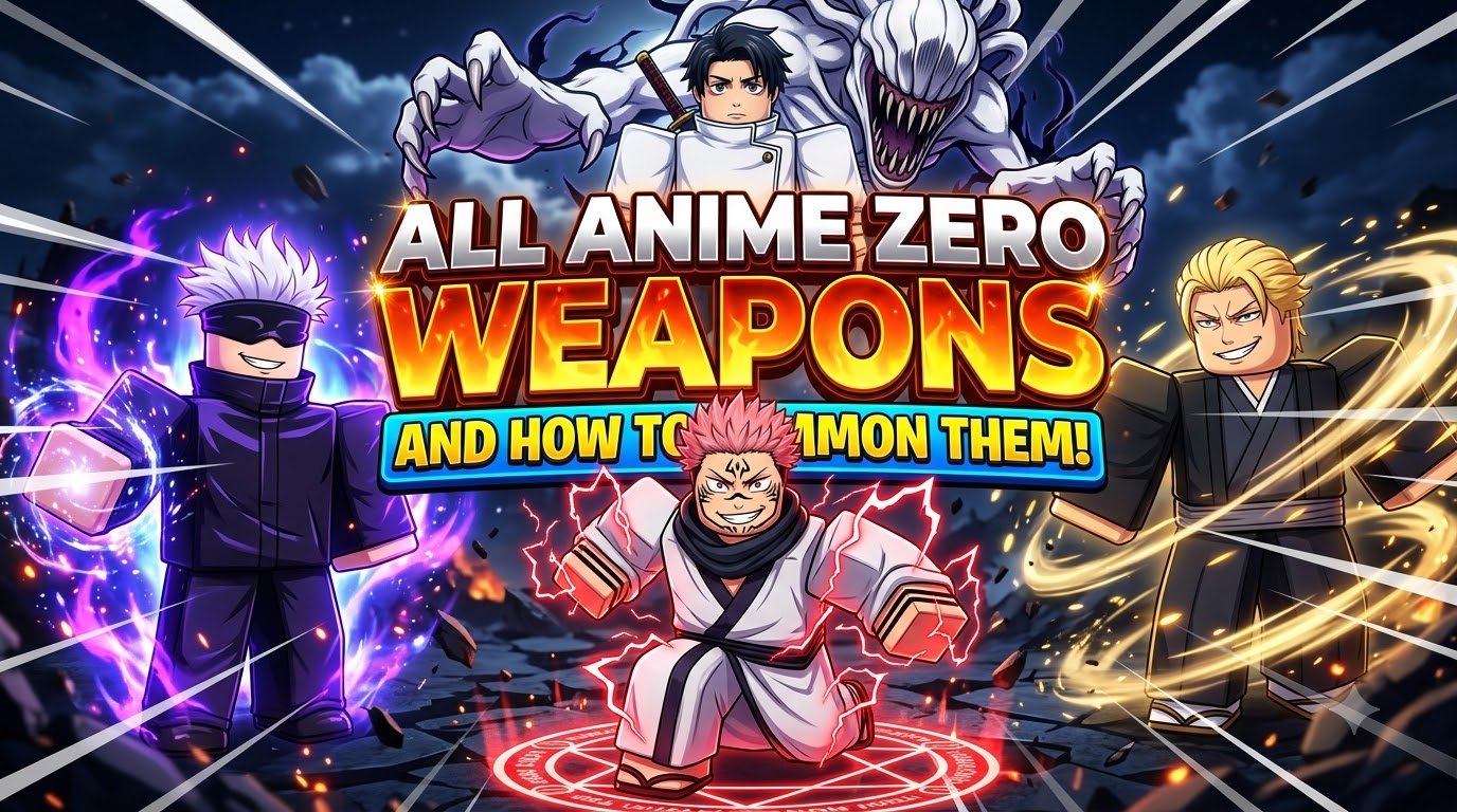 Anime Zero Weapons List