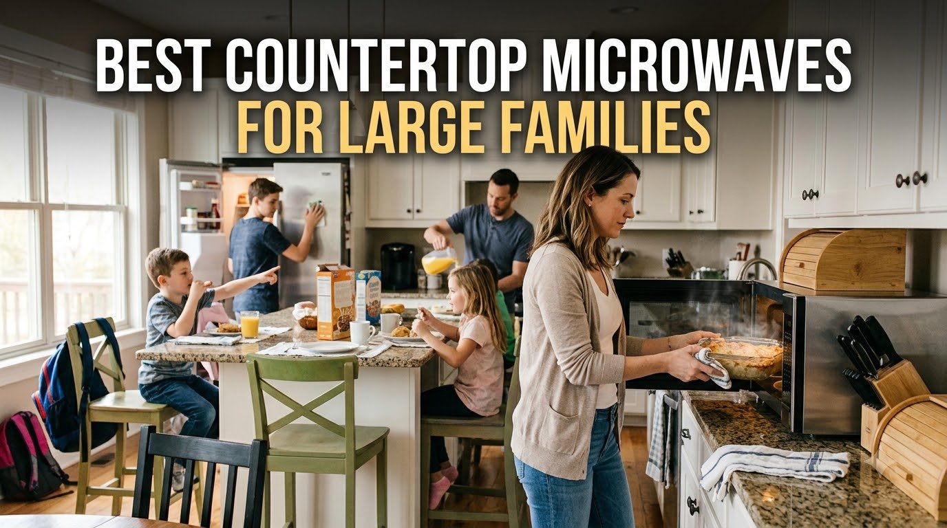 Best Countertop Microwaves for Large Families