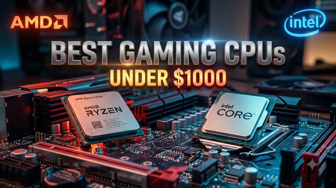 Best Gaming CPUs Under $1000