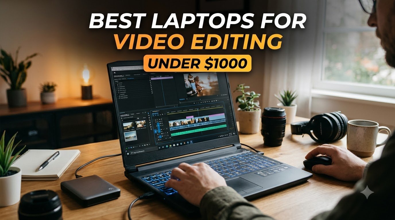 Best Laptops For Video Editing Under $1000