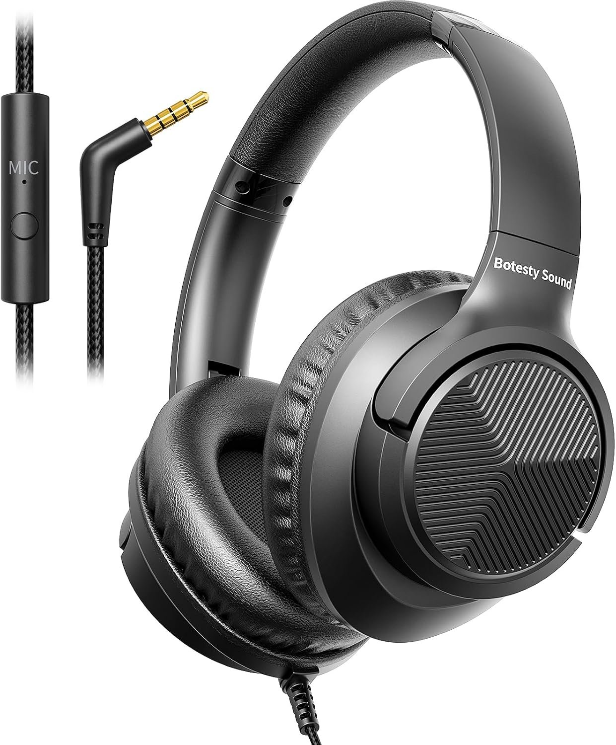 Botesty Sound - Wired School Headphones with Switchable Volume Modes