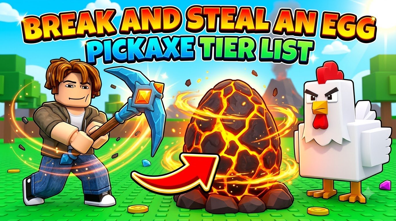 Break and Steal an Egg Pickaxe Tier List