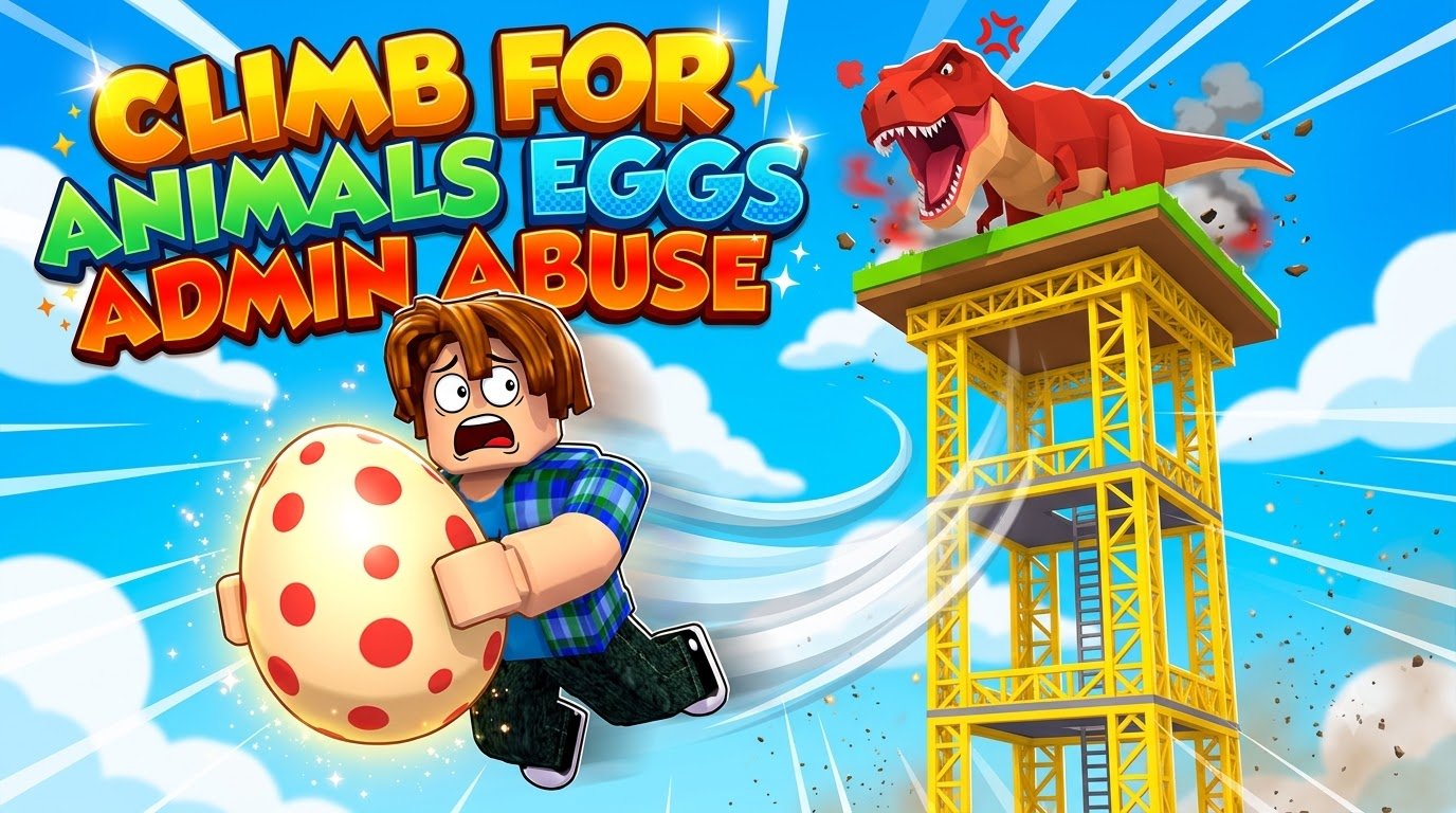 Climb for Animals Eggs Admin Abuse