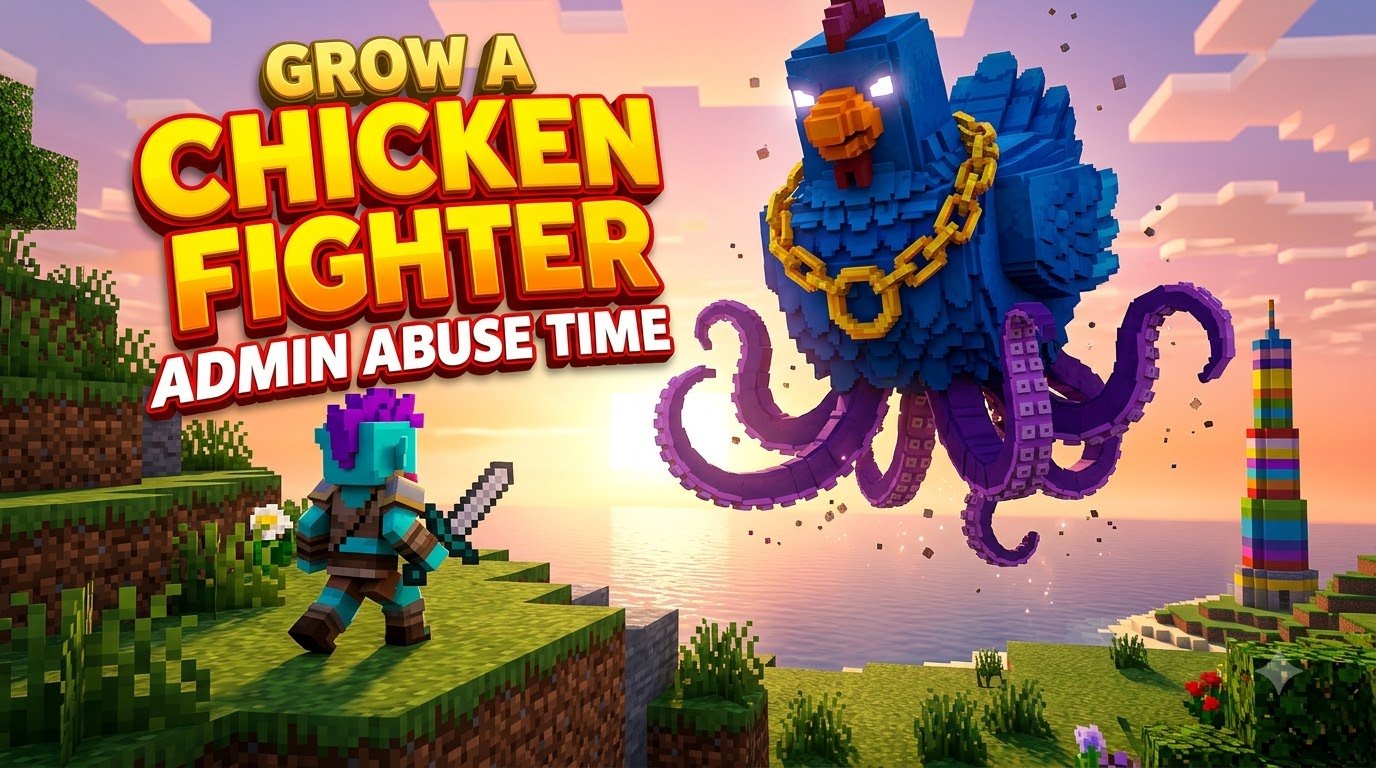 Grow a Chicken Fighter Admin Abuse Time