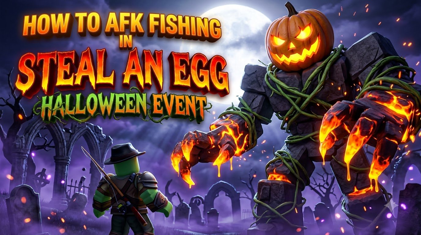 How to AFK Fish in Steal an Egg Halloween Event