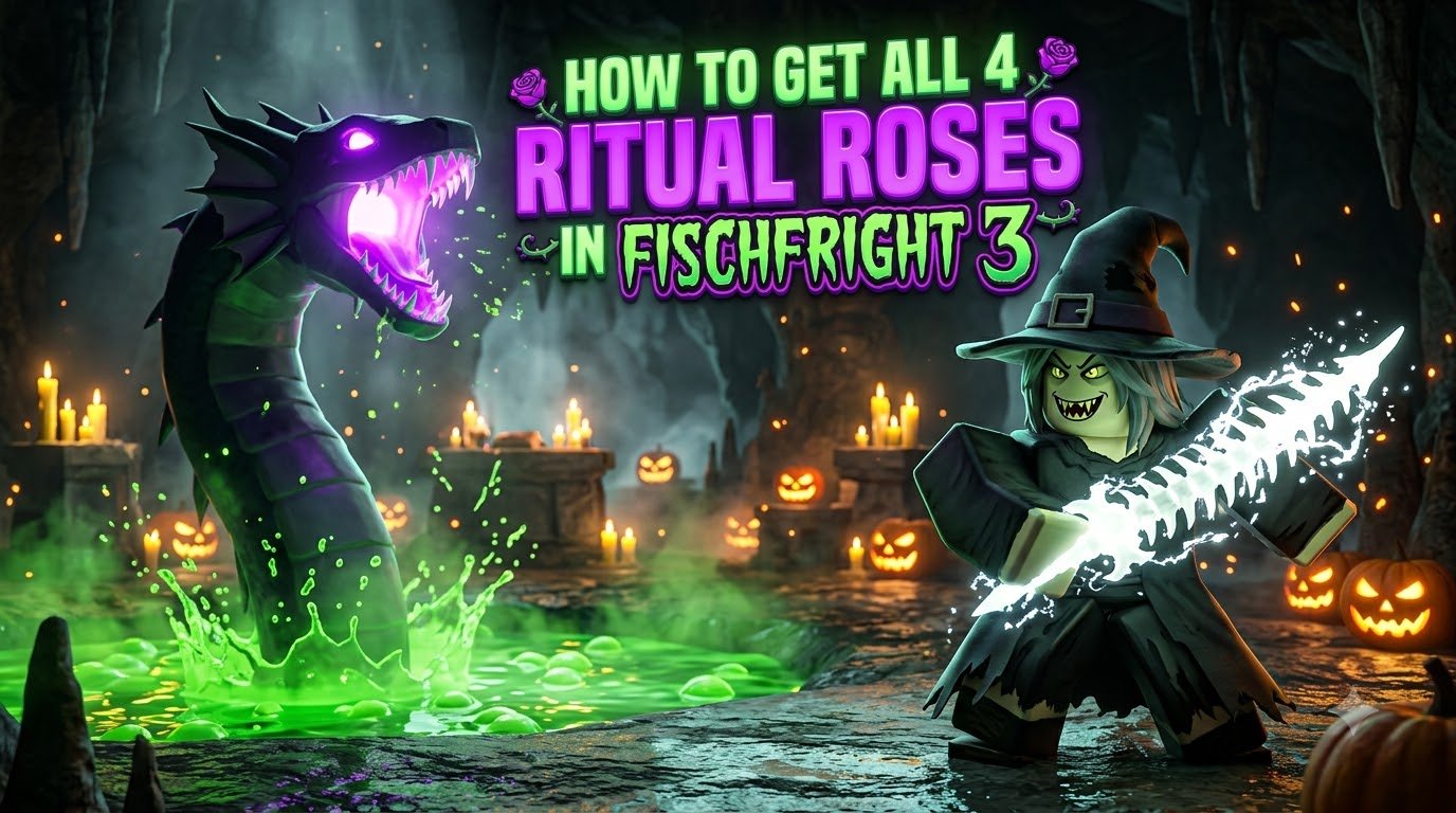 How to Get All 4 Ritual Roses in FischFright 3