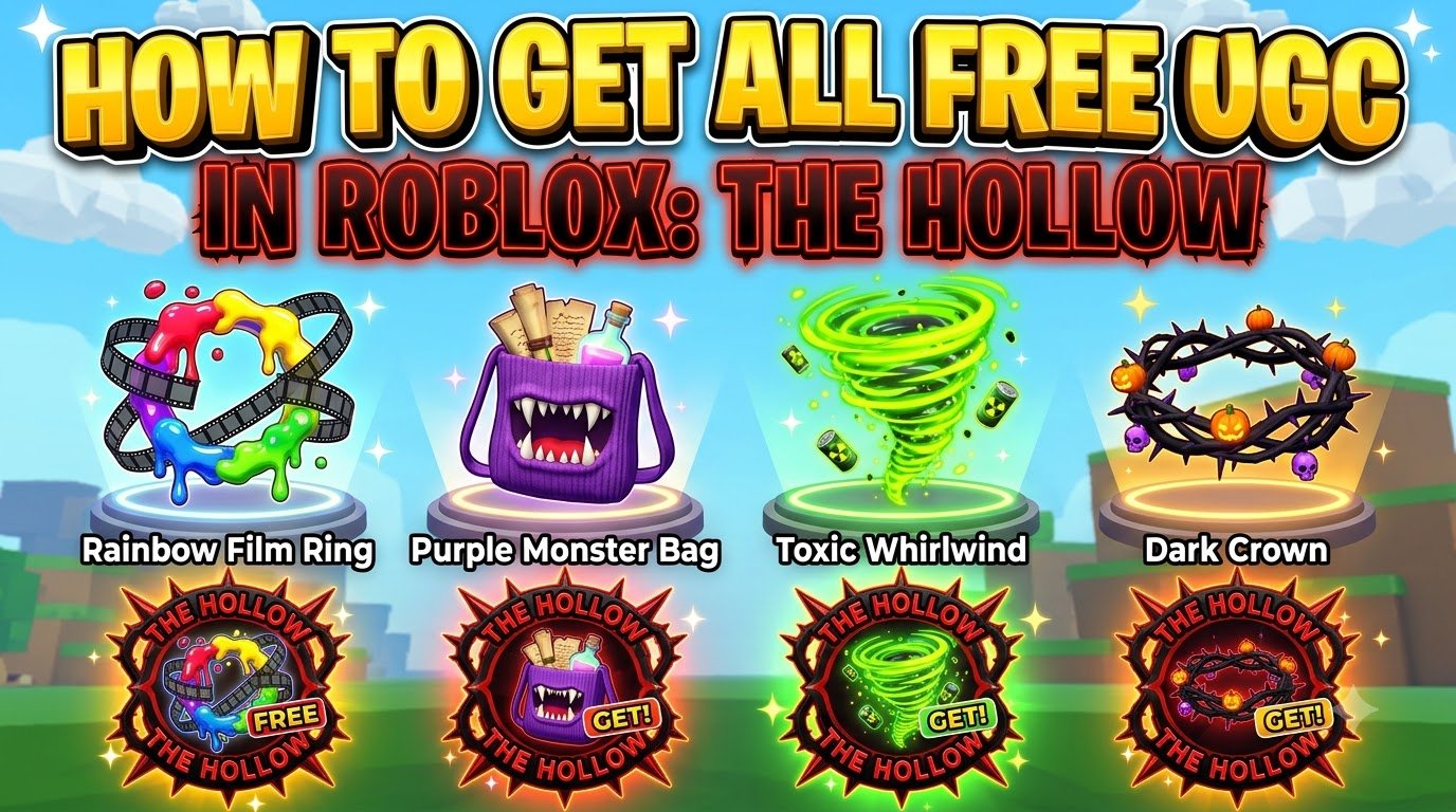 How to Get All Free UGC Items in The Hollow