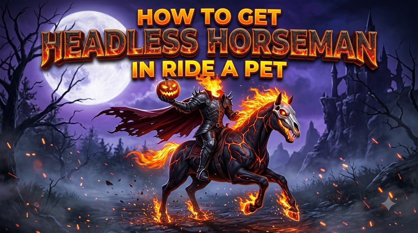 How to Get Headless Horseman in Ride a Pet