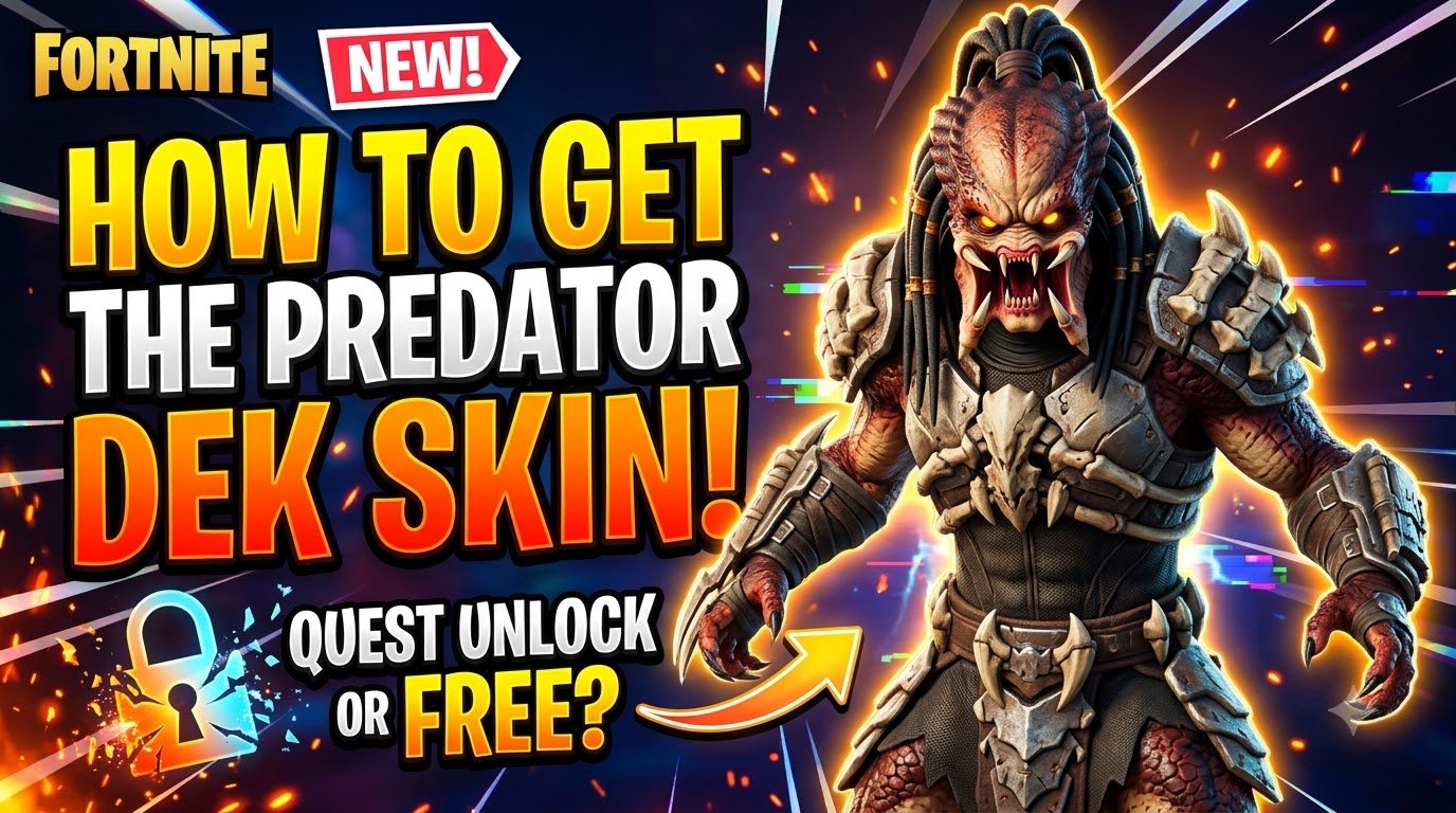 How to Get Predator Badlands Dek Skin in Fortnite