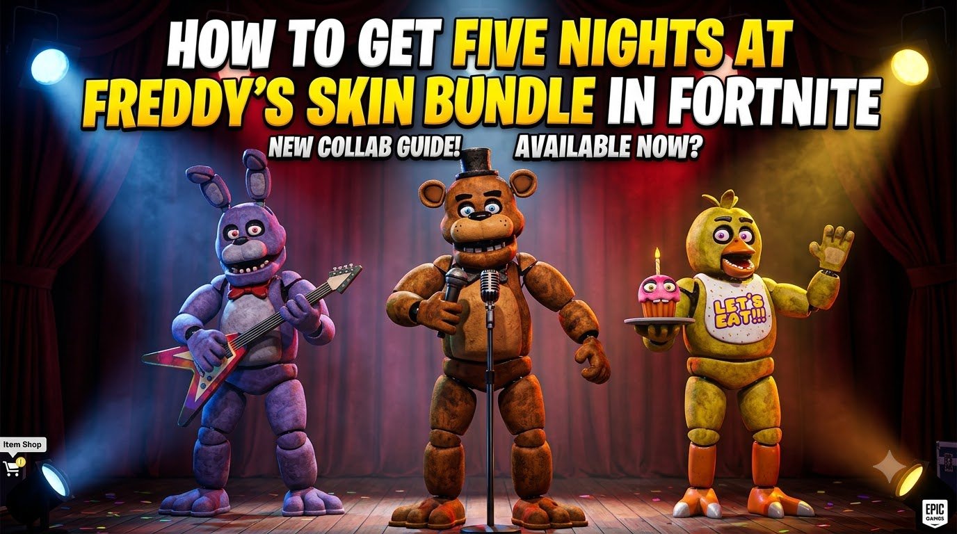 How to Get the Five Nights at Freddy's Skin Bundle in Fortnite