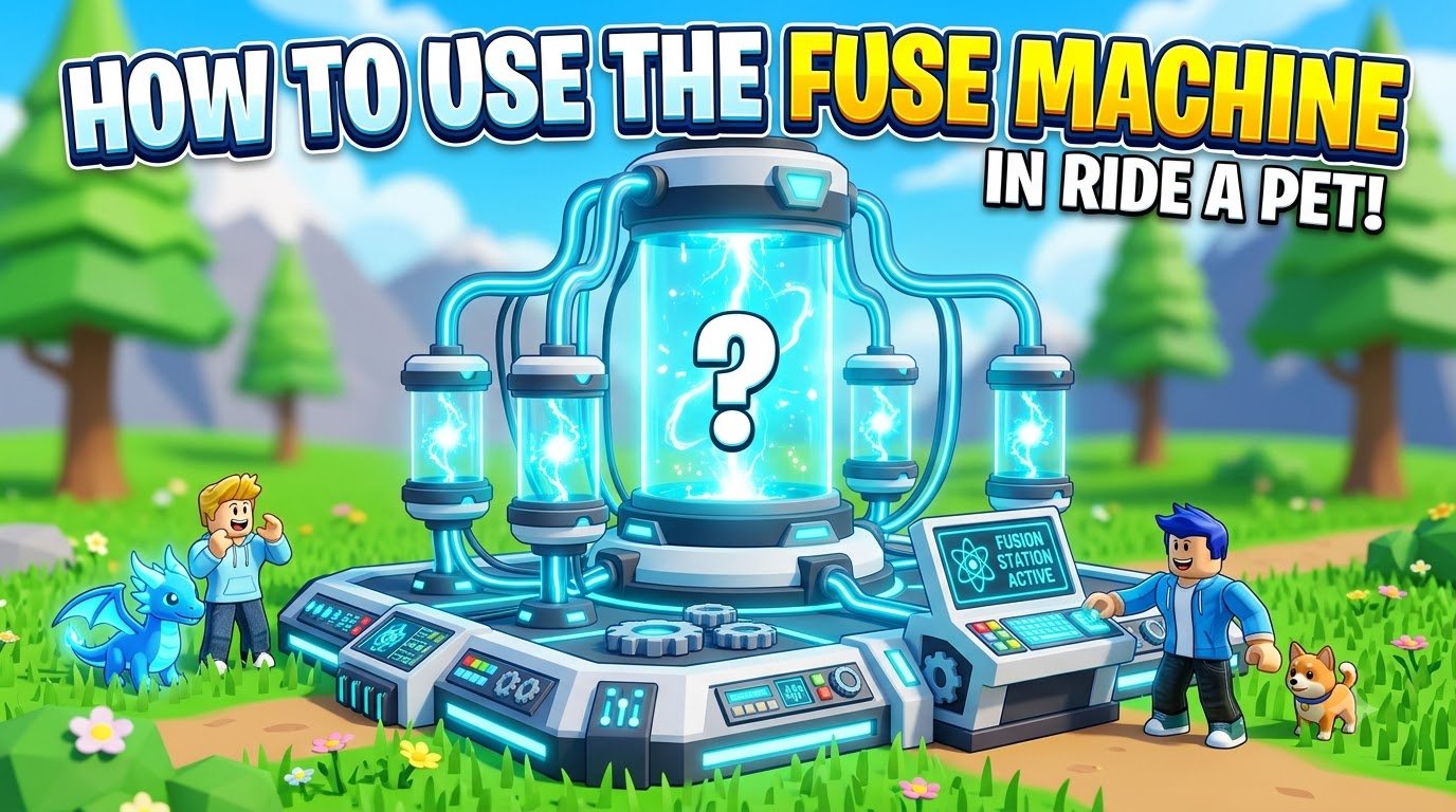 How to Use the Fuse Machine in Ride a Pet