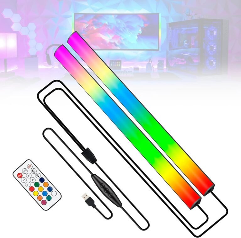 JUSJUBR Under Monitor RGB Light Bar - Best Ultra-Budget Accent Bar