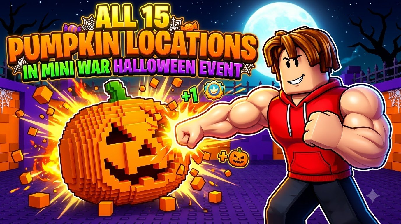 Mini War Pumpkin Locations