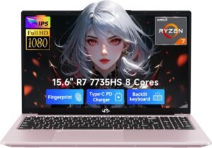 NIMO Ryzen 7 7735HS 512GB — Fast 180° Hinge Gaming Laptop