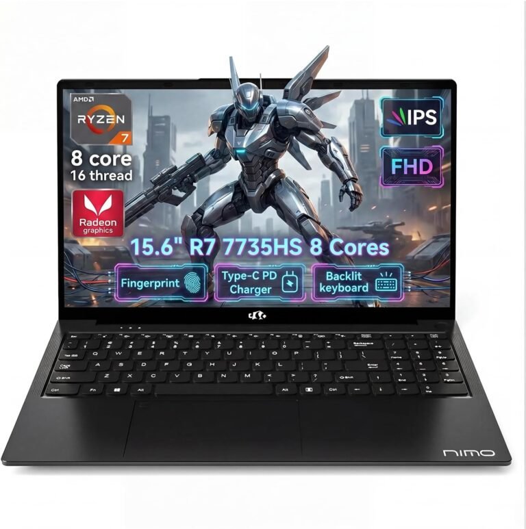 NIMO Ryzen 7 7735HS With 180° Hinge — Business-Focused Light Gaming