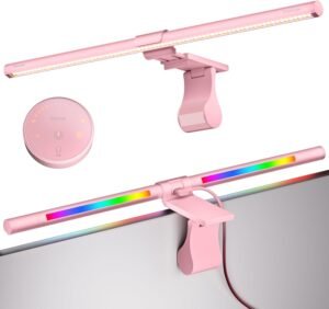 Quntis RGB Monitor Light Bar 20-Inch - Best Premium Eye-Care Monitor Bar